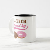 Labradortech-lustiges Geschenk Zweifarbige Tasse (Vorderseite Links)