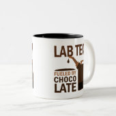 Labradortech-(lustiges) Geschenk Zweifarbige Tasse (VorderseiteRechts)