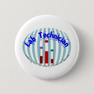 LabradorTechgeschenke " Liebe der Geruch des Bluts Button