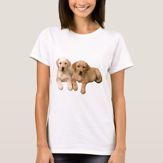 Labradorwelpen T-Shirt (Vorderseite)
