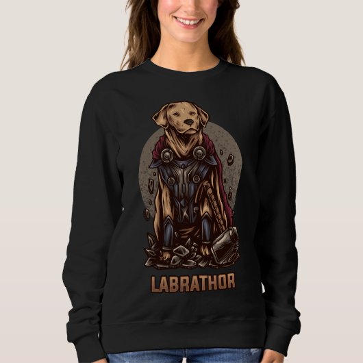 Labrathor Labrador Labby Sweatshirt (Vorderseite)