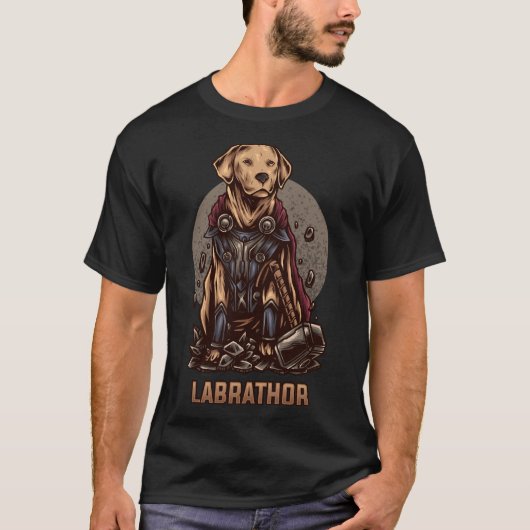 Labrathor Labrador Labby T-Shirt (Vorderseite)