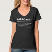 Labrovert Labrador Retriever Definition T-Shirt (Vorderseite)