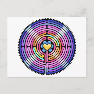 Labryinth #1 postkarte