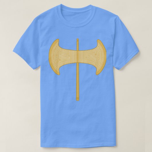 Labrys Ancient Minoan Doppelkopfax T-Shirt (Design vorne)