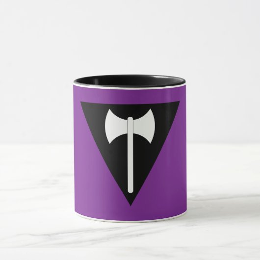 Labrys Lesbian Flag  Tasse (Zentrum)