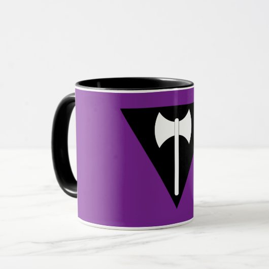 Labrys Lesbian Flag Tasse (Vorderseite Links)