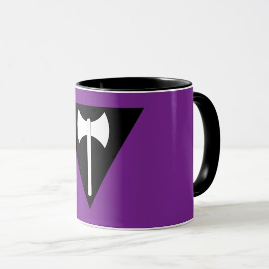 Labrys Lesbian Flag  Tasse (VorderseiteRechts)