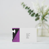 Labrys Lesbian Flag Visitenkarte (Stehend Vorderseite)