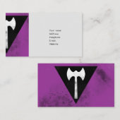 Labrys Lesbian Flag Visitenkarte (Vorne/Hinten)