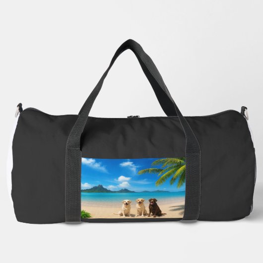 Labs on tropical island duffle bag (Vorderseite)