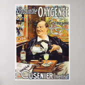 L'Absinthe Cusenier Poster (Vorne)