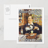 L'Absinthe Cusenier Postkarte (Vorne/Hinten)