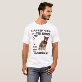 Labsky Quote Mama, Siberian Retriever Vater Print, T-Shirt (Vorne ganz)