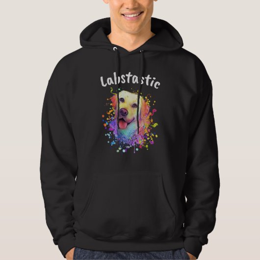 Labstastic Labrador Retriever Humor Lab Animal Pu Hoodie (Vorderseite)