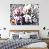 Labubu Tricks und Leckereien Leinwanddruck (Insitu (Schlafzimmer))