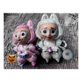 Labubu Tricks und Leckereien Poster (Vorderseite)