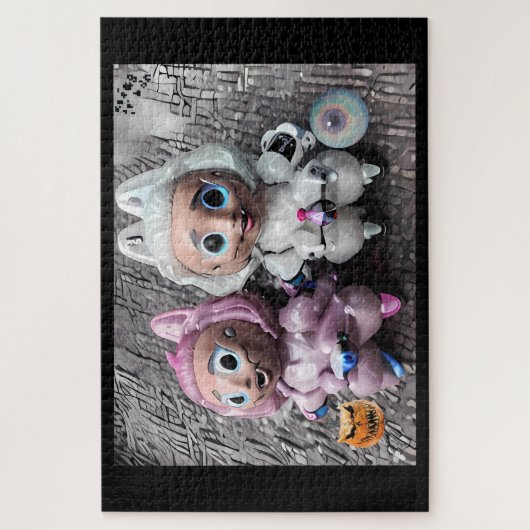 Labubu Tricks und Leckereien Puzzle (Vertikal)