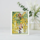 Laburnum Fairy Postkarte (Stehend Vorderseite)