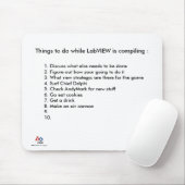 LabVIEW Mausunterlage Mousepad (Mit Mouse)