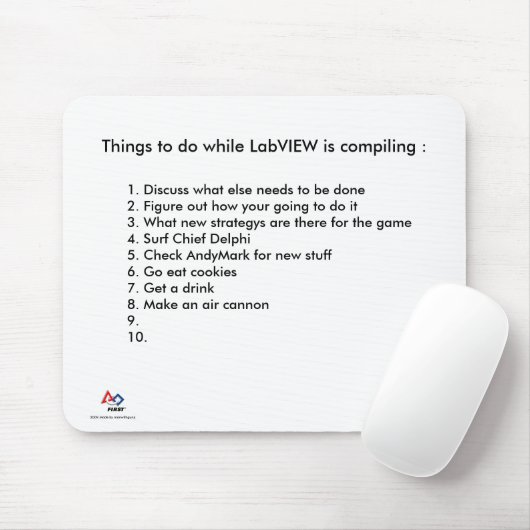 LabVIEW Mausunterlage Mousepad (Mit Mouse)