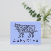LabyRind Postkarte (Stehend Vorderseite)