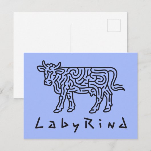 LabyRind Postkarte (Vorne/Hinten)