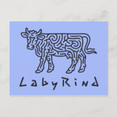 LabyRind Postkarte (Vorderseite)