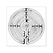 Labyrinth 1,5" x 1,5" Briefmarke Permastempel (Design)