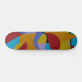Labyrinth auf dem Asphalt-Skateboard Skateboard (Horizontal)