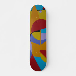 Labyrinth auf dem Asphalt-Skateboard Skateboard