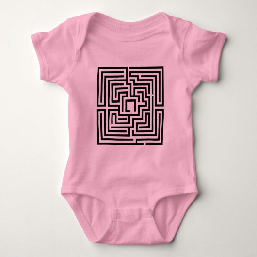 Labyrinth Baby Strampler (Vorderseite)