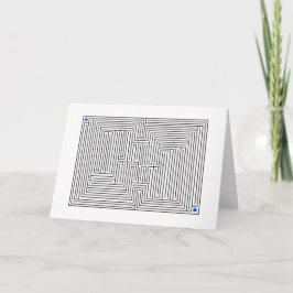 Labyrinth Birthday Card Karte