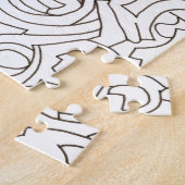 Labyrinth - Black And White Modern Art Puzzle (Seite)