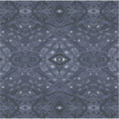Labyrinth Blau Abstrakte Alkoholtinte Kunst Aufkleber (Vorderseite)