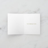 Labyrinth Circle Pattern Note Card - Green Dankeskarte (Innenseite)