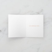 Labyrinth Circle Pattern Note Card - Peach Dankeskarte (Innenseite)