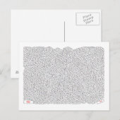 Labyrinth der Liebe Postkarte (Vorne/Hinten)
