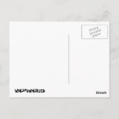 Labyrinth, der Weg der geringsten Resistenz Postkarte (Rückseite)