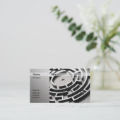 Labyrinth des Ball-3D Visitenkarte (Stehend Vorderseite)