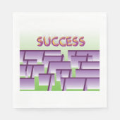 Labyrinth-Erfolg Serviette (Vorderseite)