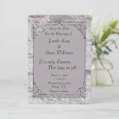 Labyrinth Es ist nur ewig Hochzeit Speichern Sie d Save The Date (Stehend Vorderseite)