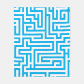 Labyrinth Fleecedecke (Vorderseite)
