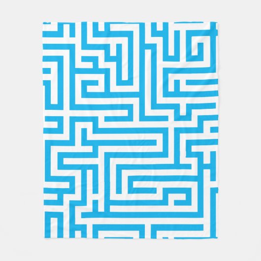 Labyrinth Fleecedecke (Vorderseite)