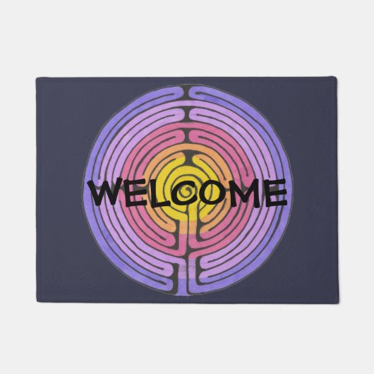 Labyrinth Fußmatte (Vorderseite)