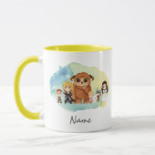 Labyrinth-Gang-Tasse Tasse (Links)