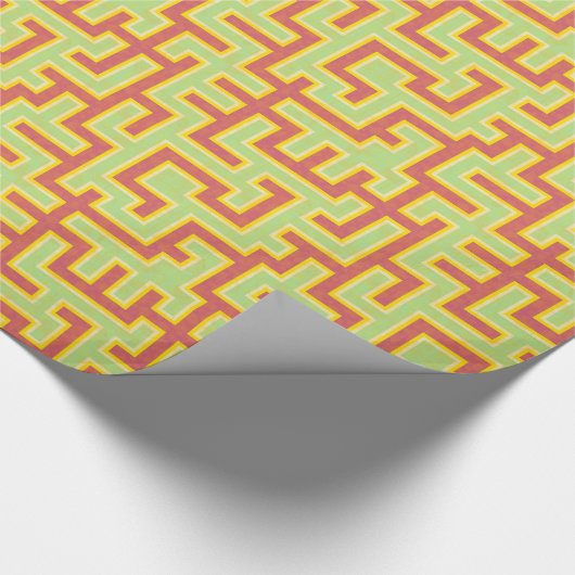 Labyrinth Geschenkpapier (Ecke)