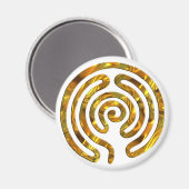 Labyrinth GOLD | Erstellen Sie Ihren eigenen Hinte Magnet (Vorderseite/Rückseite)