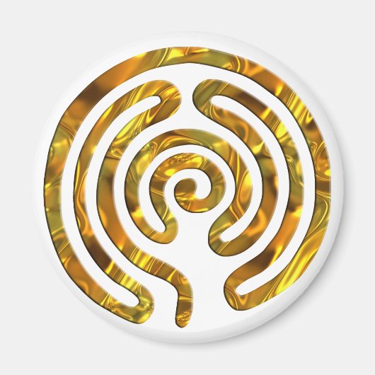 Labyrinth GOLD | Erstellen Sie Ihren eigenen Hinte Magnet (Vorne)