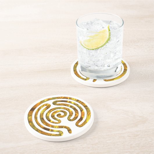 Labyrinth GOLD | Erstellen Sie Ihren eigenen Hinte Untersetzer (Seite)